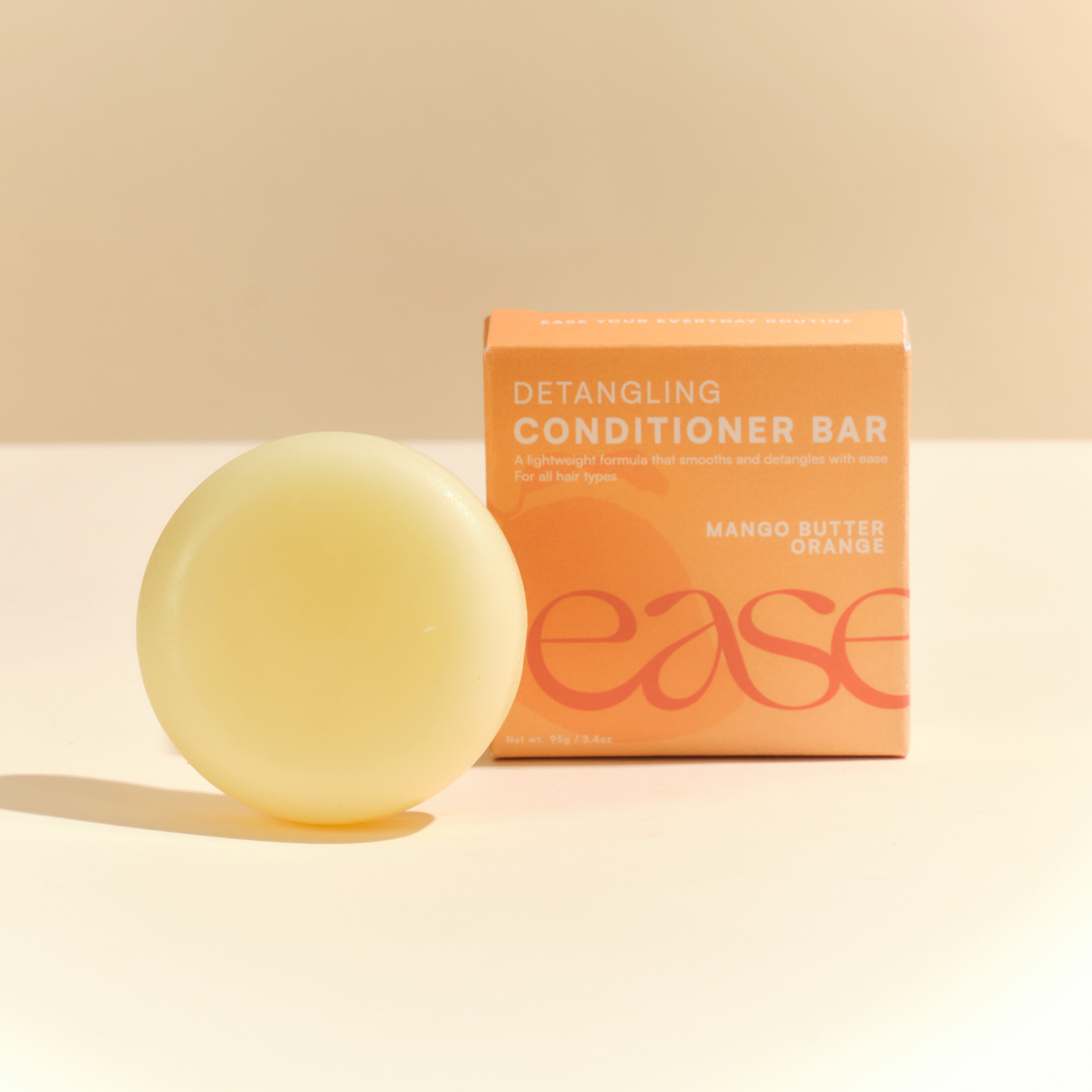Mango Butter Orange Detangling Conditioner Bar