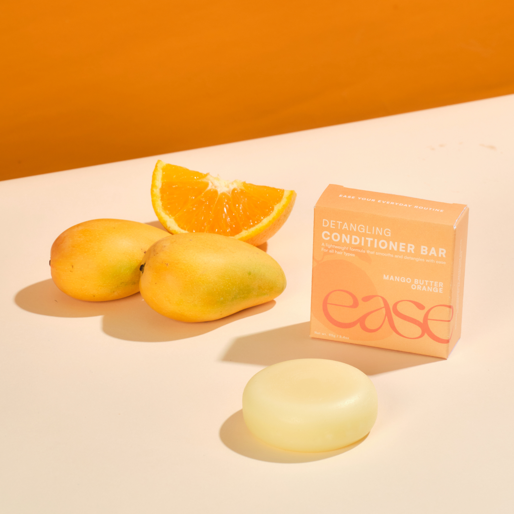 Mango Butter Orange Detangling Conditioner Bar