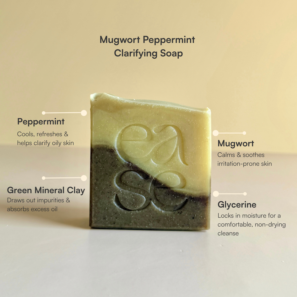 Mugwort Peppermint Clarifying Face & Body Soap